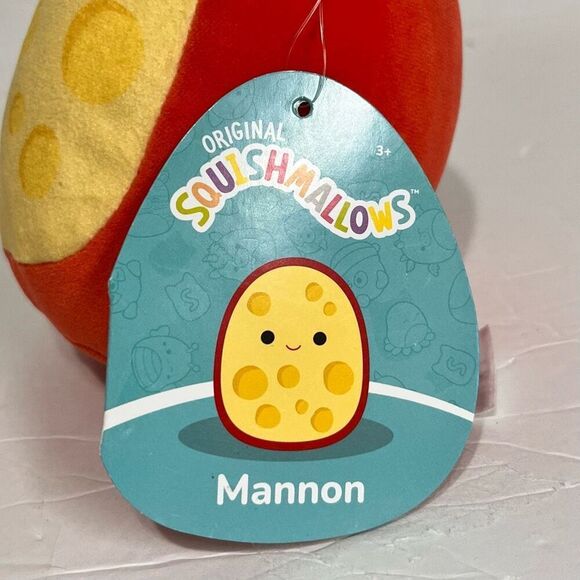 Squishmallows Mannon The Gouda Cheese   5”    NWT - Picture 5 of 5